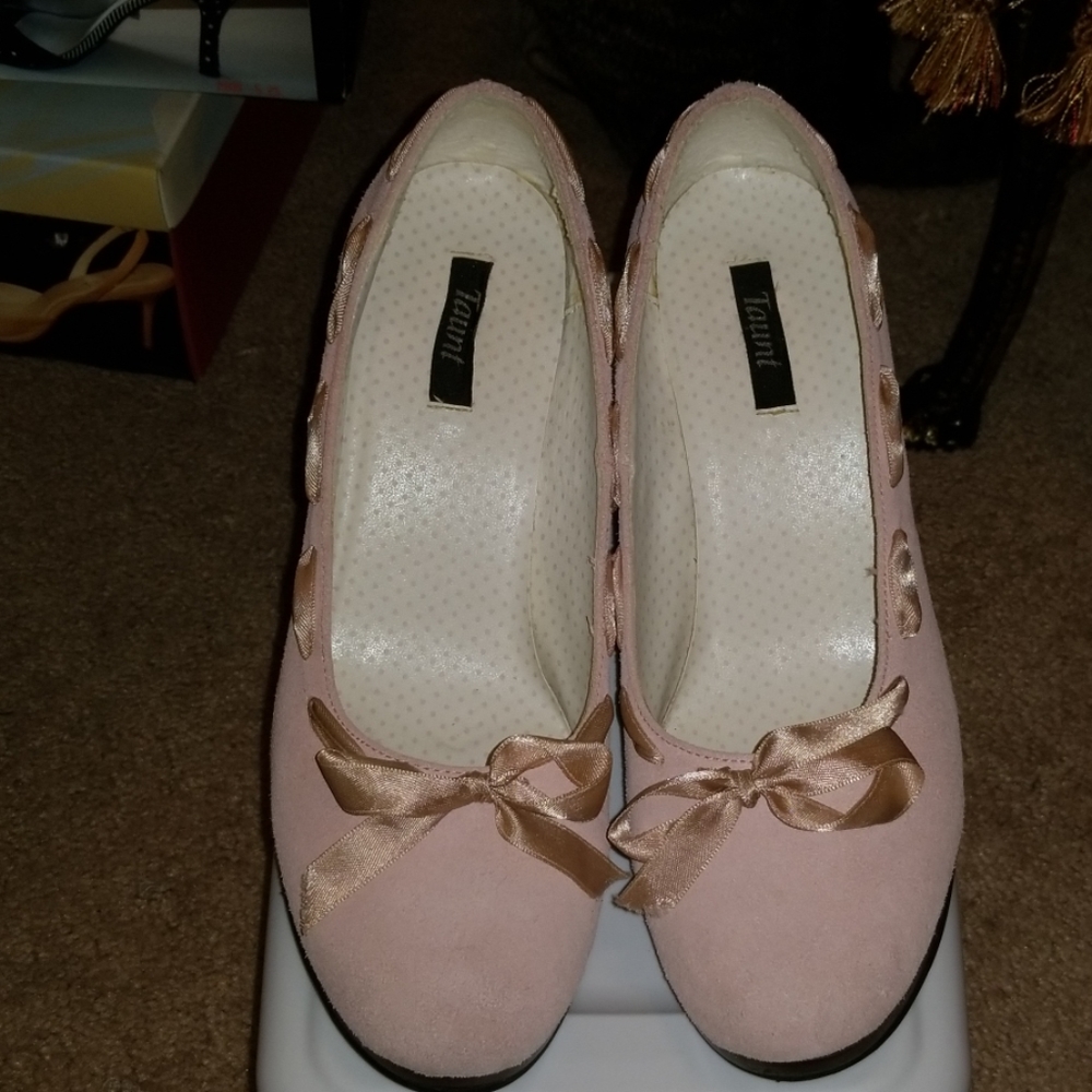 Taunt Blush Pink baby doll style heels